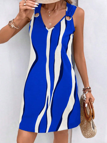 Women's Summer Holiday Print Casual Dress