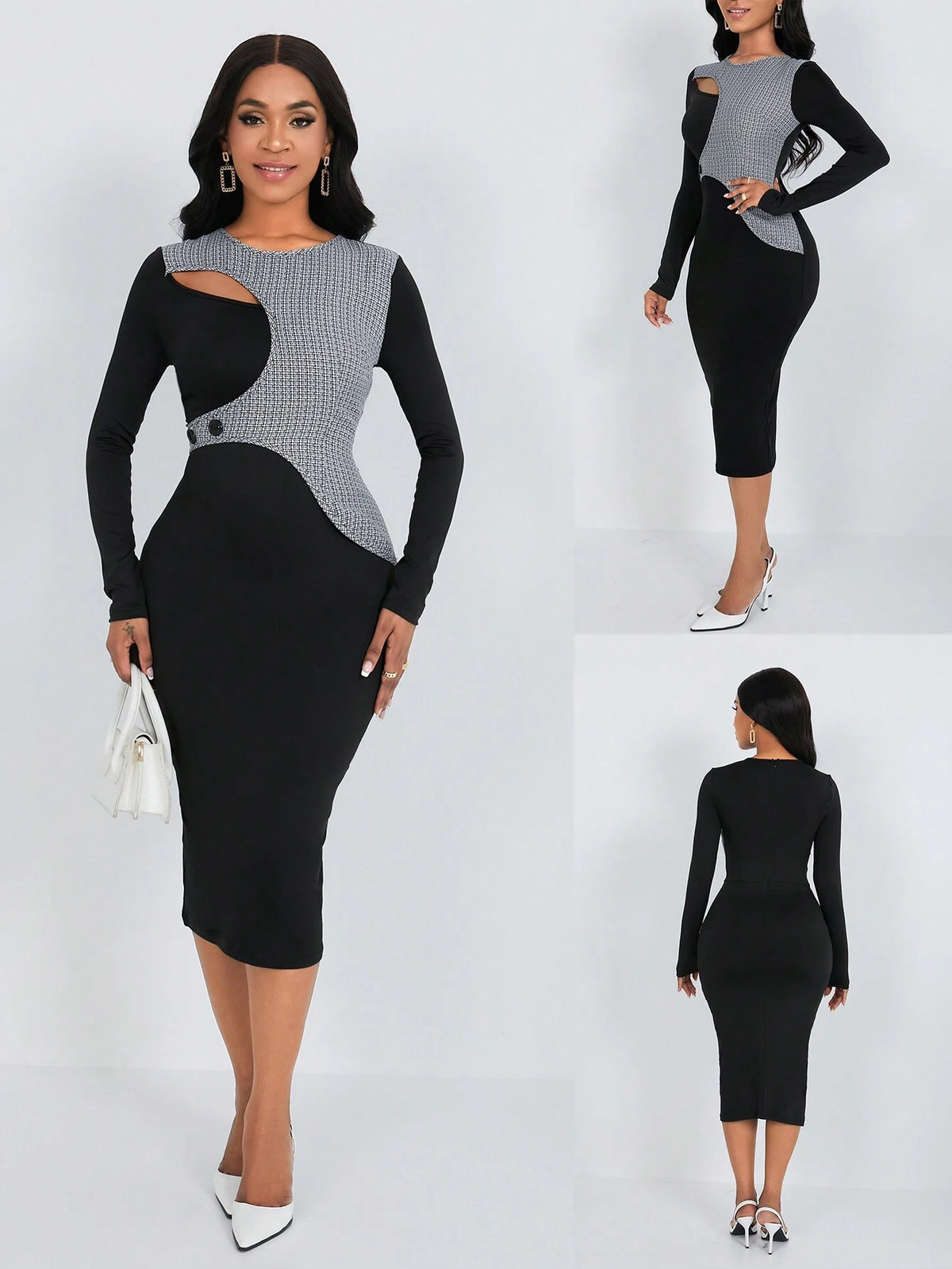 Women Simple Fashionable Casual Daily Wear Short Dress