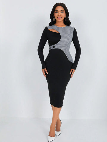 Women Simple Fashionable Casual Daily Wear Short Dress