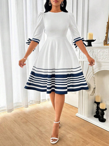 Red Velvet Dress Long Sleeve Slim Fit Short Women's Dress