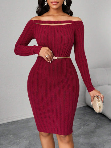 Spring, Summer, Autumn And Winter Elegant Office Party New Year Ladies Dresses