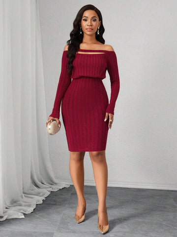 Spring, Summer, Autumn And Winter Elegant Office Party New Year Ladies Dresses