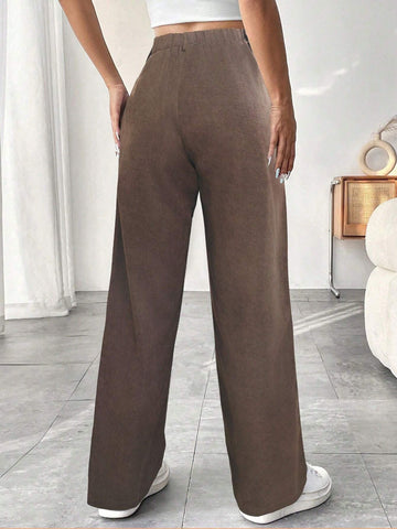 Luminelle Women Plain Minimalist Casual Everyday Pants