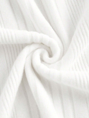 1pc Off-The-Shoulder Long Sleeve Cinched Waist Waist Flare Dress