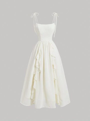 Apricot Ruffle Women's Flamenco Dress,Wedding