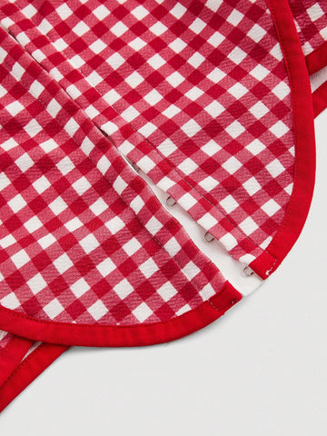 Bowknot Strap Floral Top & Dusky Ruffled Hem Skirt Two-Piece Set