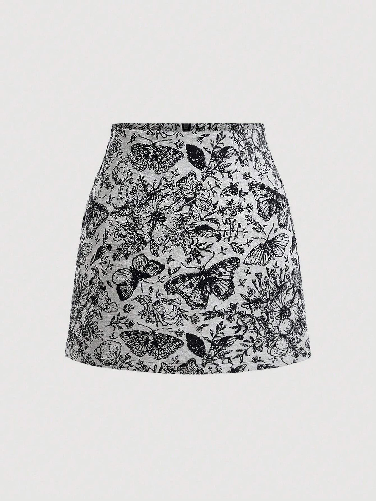 MOD Butterfly Print Skirt