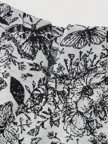 MOD Butterfly Print Skirt