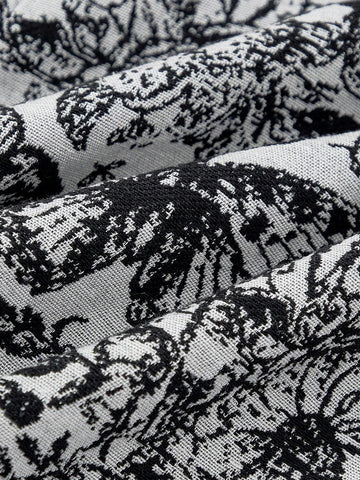 MOD Butterfly Print Skirt