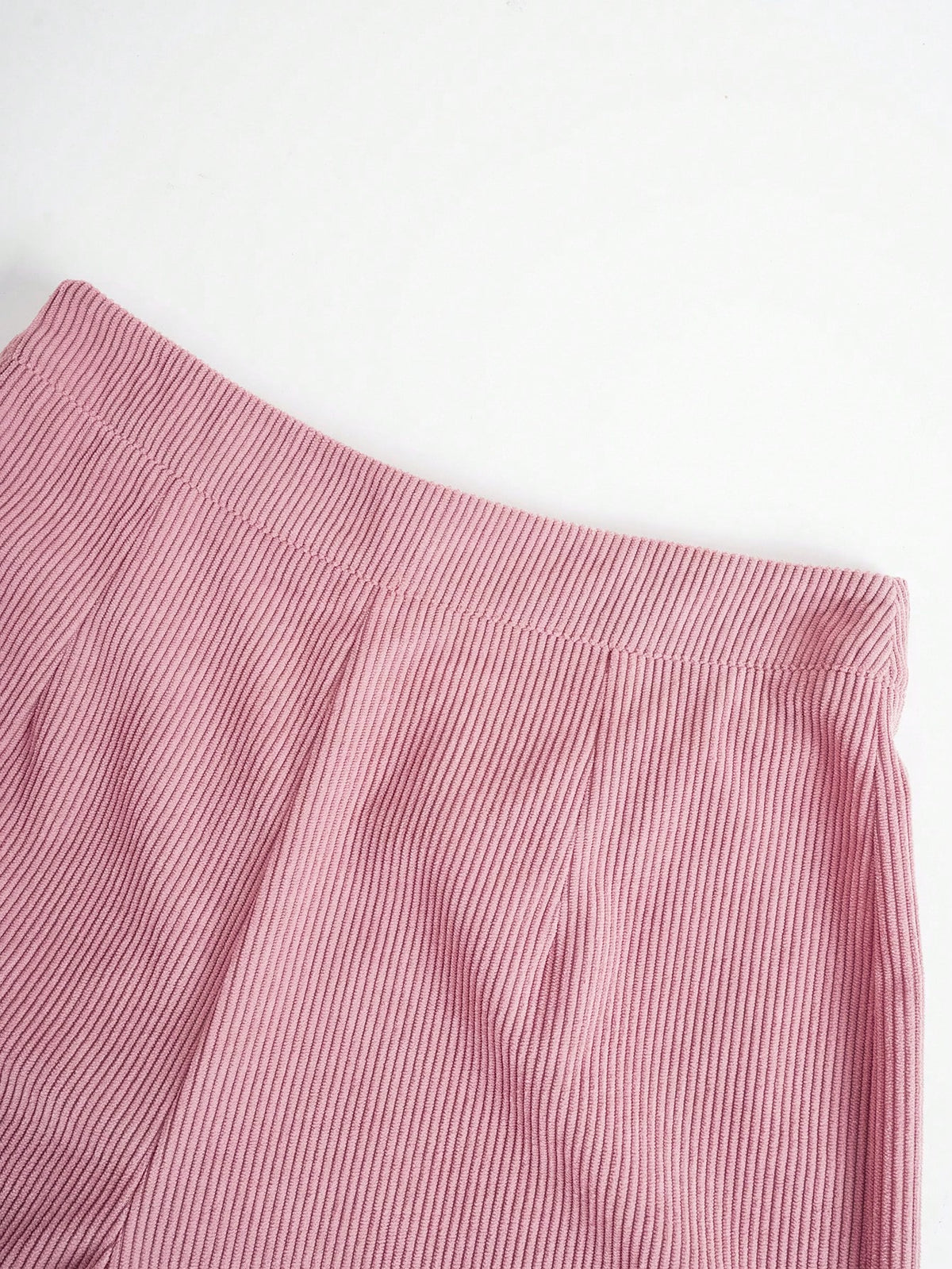 Button Front Tube Top & Wide Leg Pants