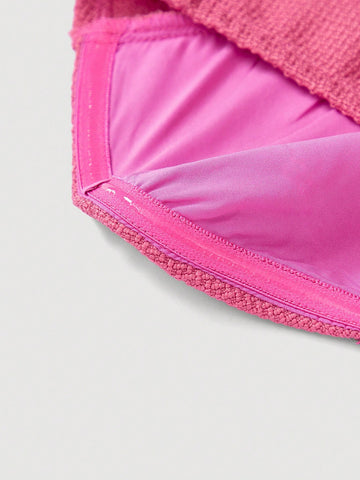 Colorblock Belted Stand Collar Long Sleeve Jumpsuit