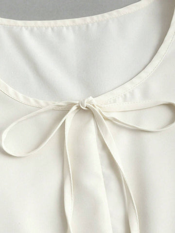 MOD French Academy Style Women's Summer Puff Sleeve Blouse In Sweet And Unpopular Design