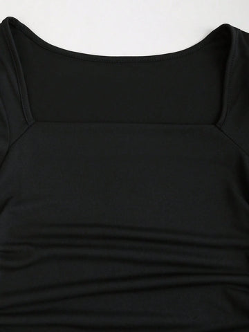French Sexy Style Bodycon Dress, Slim-Fit And Bodycon, Showing Charming Female Elegant