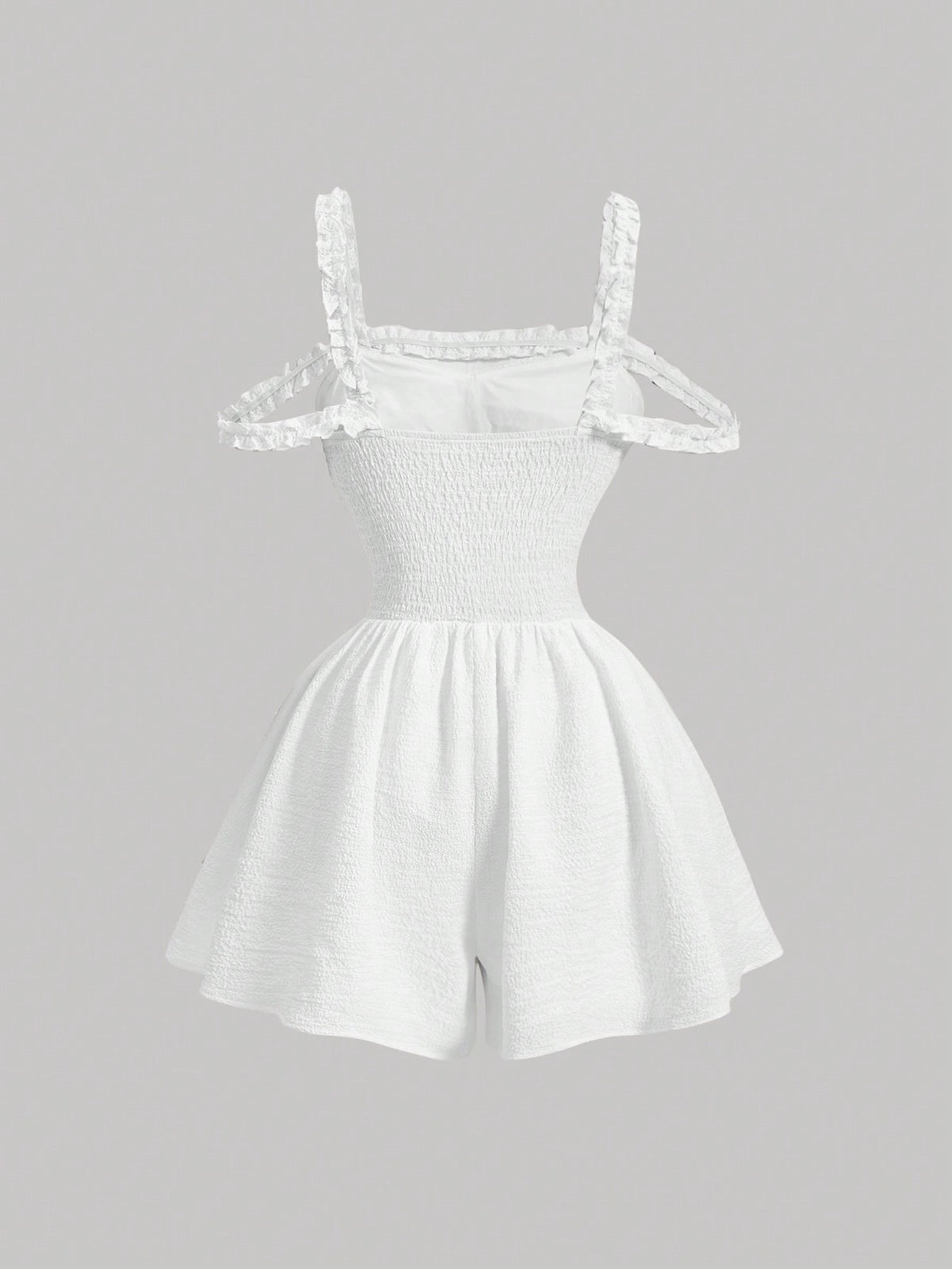 Hollow Out Shoulder Romper