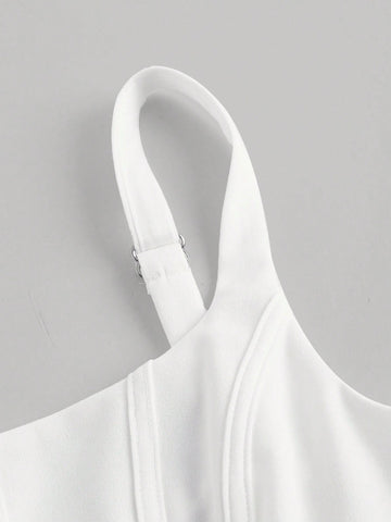 MOD Jacquard Fold Pleated Hem Overall Dress Without Tee