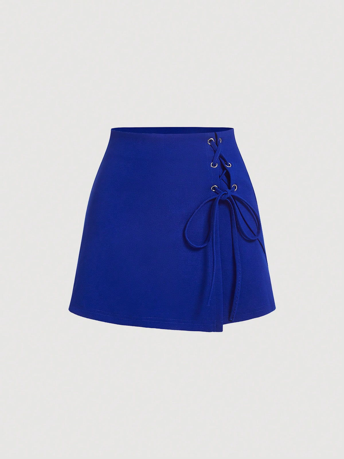 MOD Lace Up Front Wrap Knot Side Skort