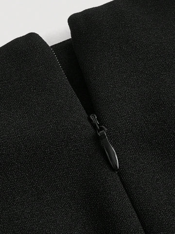 MOD Lace Up Side Mermaid Hem Skirt