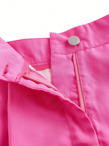 MOD Ladies' Color Block Pleated Skirt