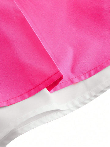 MOD Ladies' Color Block Pleated Skirt