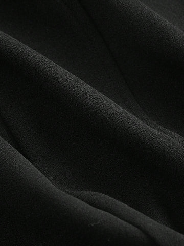 Ladies' Single Breasted Halter Top And Skirt Set