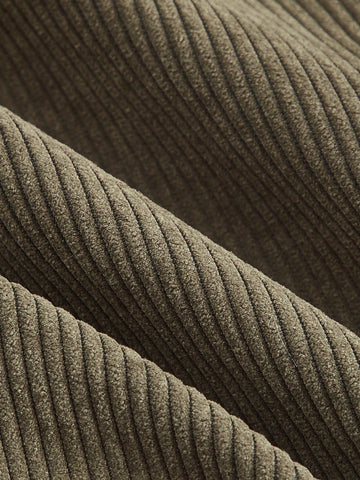 Ladies Solid Color Jumpsuit With Single Breasted Closure