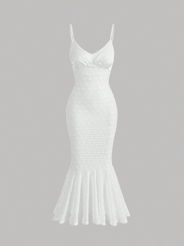 MOD Mermaid Hem Ruched Bust Cami Dress