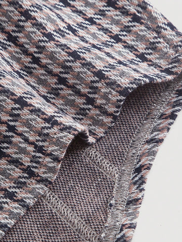 Plaid Pattern Cami Top And Pants Set