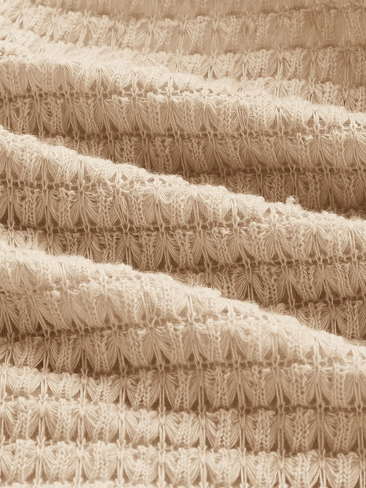 Puff Sleeve Lace Up Backless Textured Crop Top