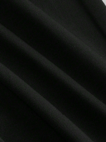 MOD Red Portrait Print Bodycon Flare Pants For Women