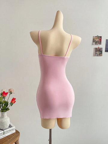 Sexy Deep V-Neck Cami Dress