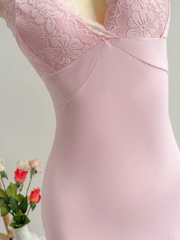 Sexy Deep V-Neck Cami Dress