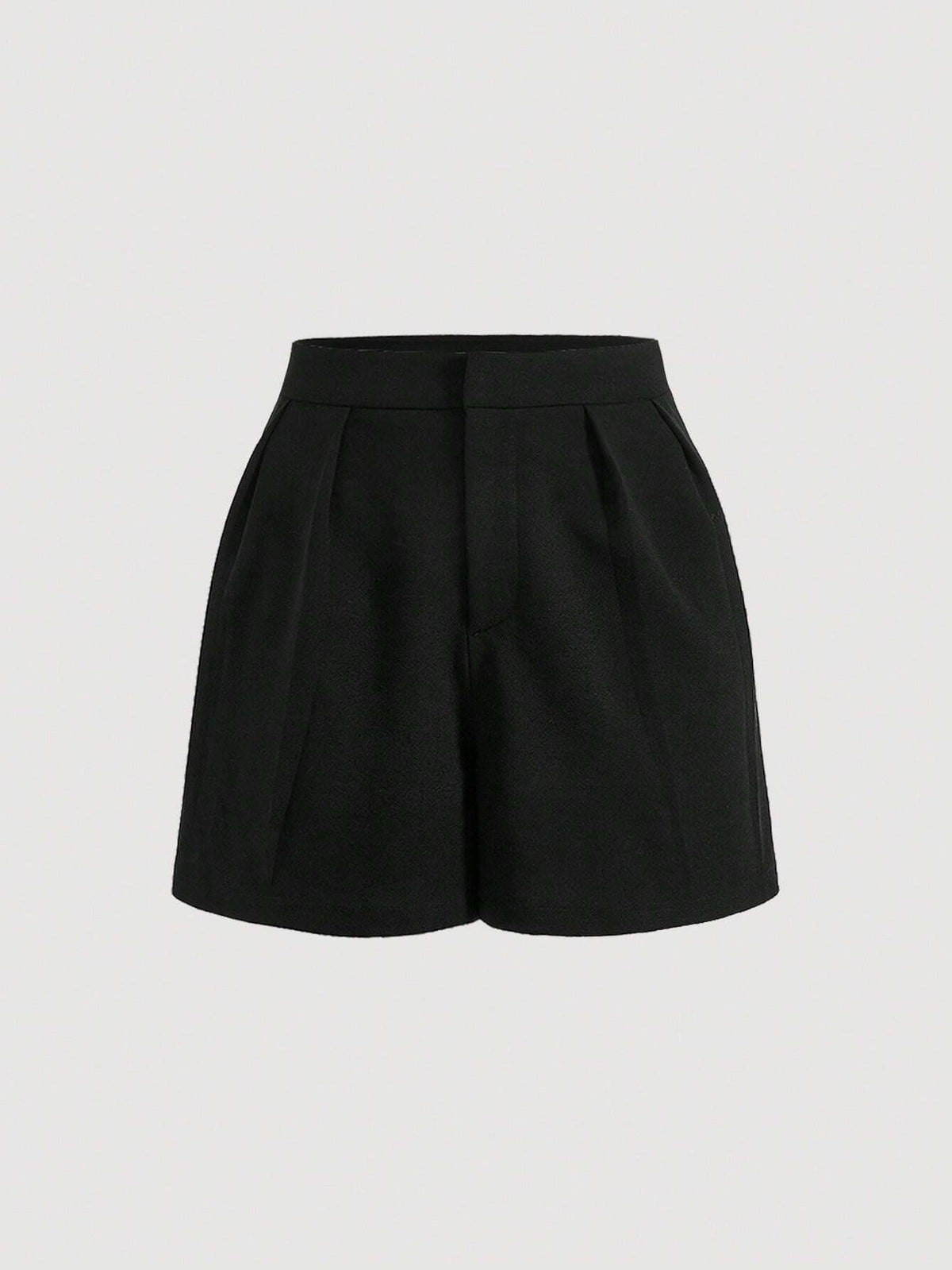 MOD Solid Fold Pleated Shorts
