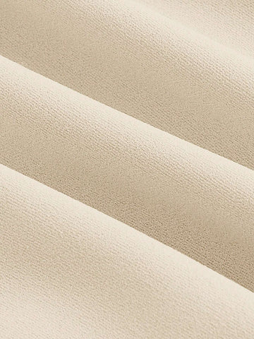 Solid Ruched Cami White Corset Structure Summer Dress