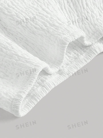 MOD Solid Ruffle Hem Skirt