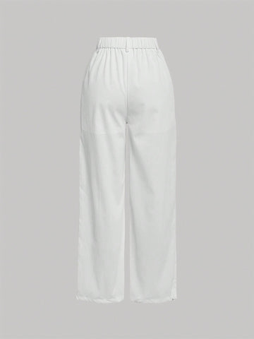 MOD Solid Wide Leg Pants