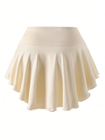 MOD Women'S Elegant Lace-Up Short Skirt