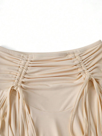 MOD Women'S Elegant Lace-Up Short Skirt