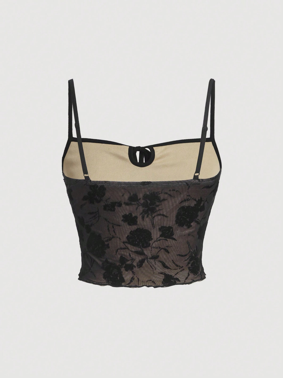 Women'S Floral Printed Spaghetti Strap Tank Top And Skirt Set