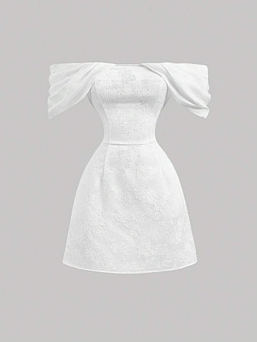 Women Off Shoulder Elegant Short Cocktail Dress, Dresses For Women Elegant,Spring