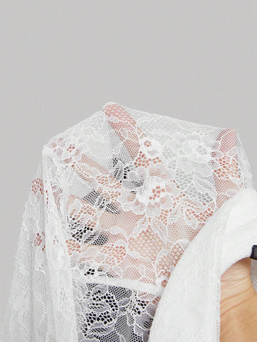 Women Ruffle Sleeve Lace Blouse, Office Siren Autumn Casual Top, Back To School Outfit,Office Wear,Long Sleeve Women Tops