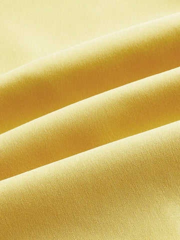 MOD Women Solid Color Straight-Leg Casual Pants With Button Waist Band