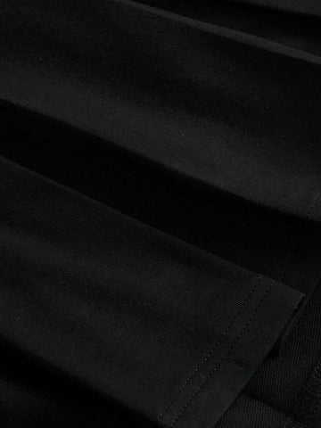 Women's Color Block White Belted Tennis T-Shirt Dress, Back To School Long Sleeve Knit Dress,Fall Women Dresses,Homecoming Dress Short,Navy Blue Dress