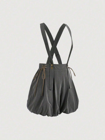 Women's Cross Back Tie Waist Eyelet Romper