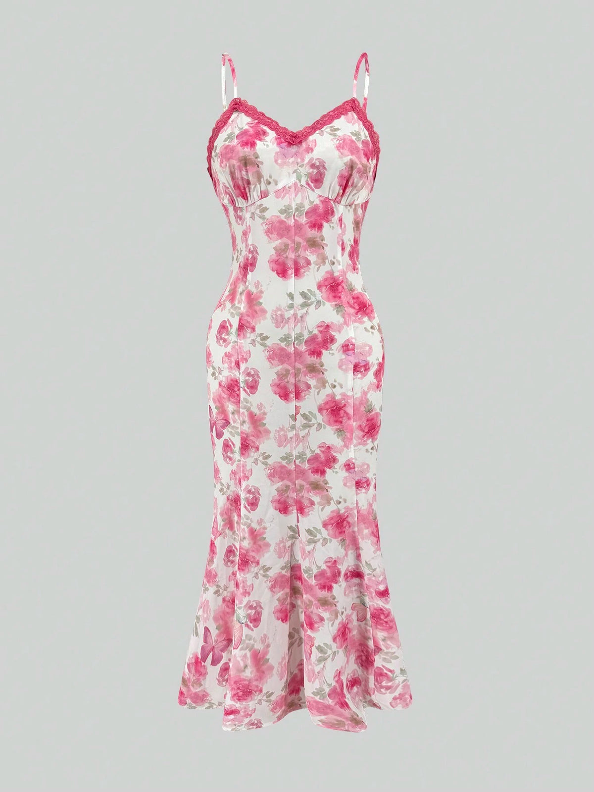 Women's Elegant And Sexy Regular Floral Printed Fashion Dress