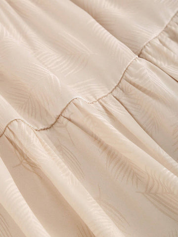 Women's Frill Hem Front Tie Cami Dress
