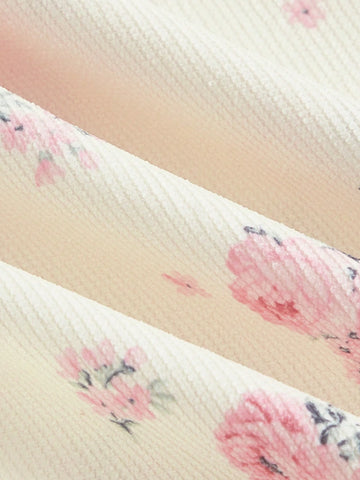 MOD Women's Full Print Button Design Pants