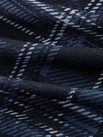 MOD Women's Navy Blue Plaid Asymmetrical Skirt,Bow Tie Skirt, Elegant Skirt,Fall/Winter Women Skirt,Renaissance Fair Skirt,Western Skirt,Homecoming Skirt,Halloween Outfits