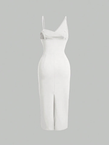 Women's Plain Simple Daily Pleated Dress