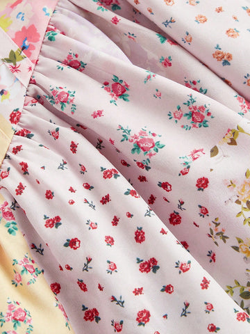 Women's Shell Sleeve Ditsy Floral Fitted Short Jumpsuit,Casua Suitable For Dating, Vacation, Afternoon Tea,Beach Outfits For Woman,Summer ,Country Outfits Women,Boho Womens Clothing,Western Clothes For Women,Hawaiian Clothes For Women,Valentines Clothes