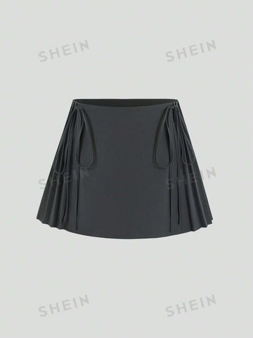 MOD Women's Side-Tie Pleated Skirt